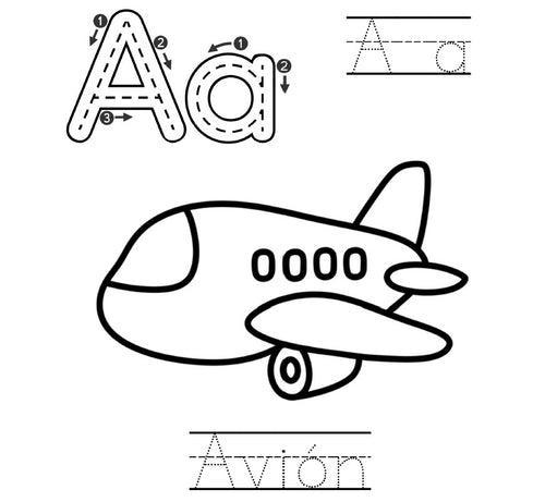 ABC's in Spanish workbook