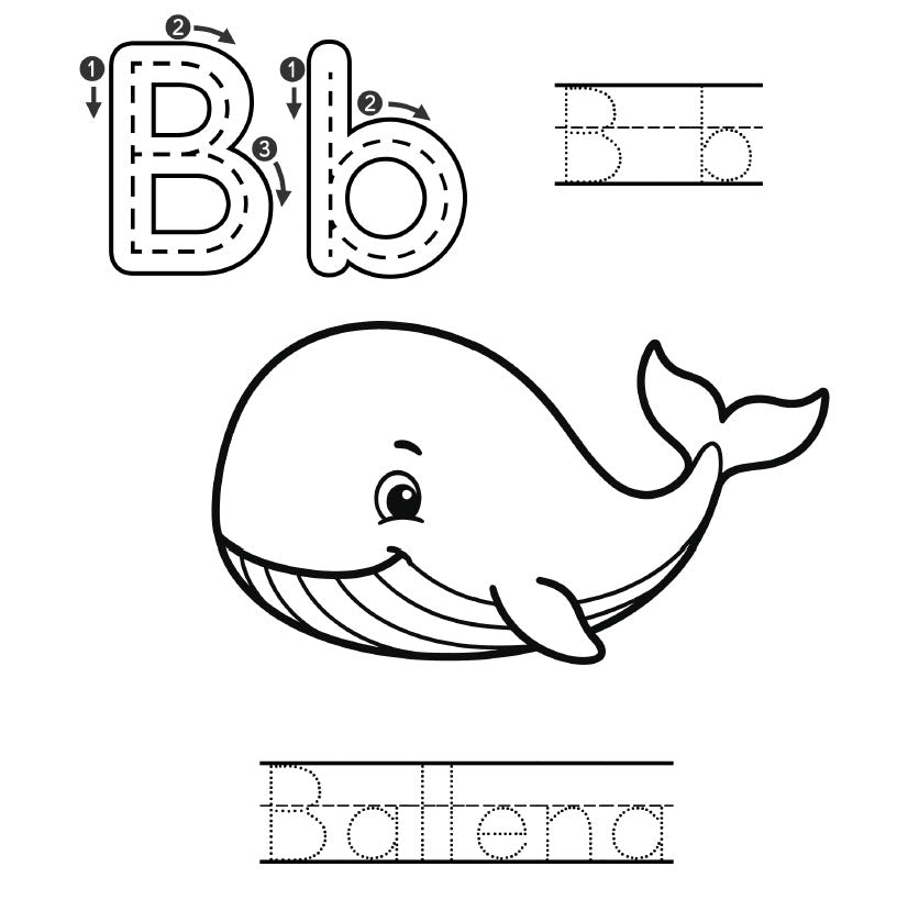 ABC's in Spanish workbook